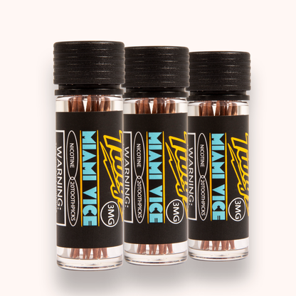 Miami Vice Nicotine Toothpicks