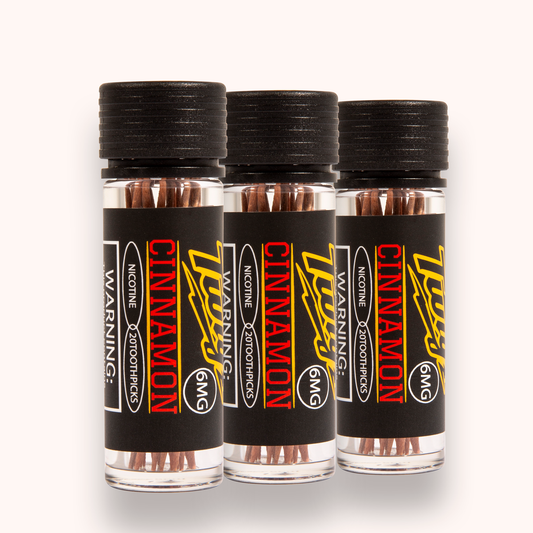 Cinnamon Nicotine Toothpicks