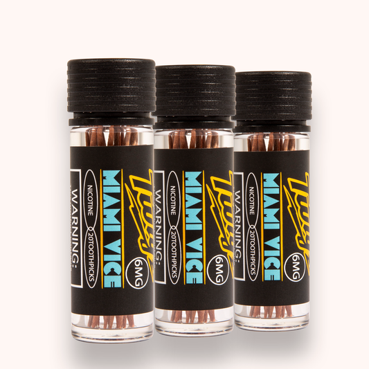 Miami Vice Nicotine Toothpicks